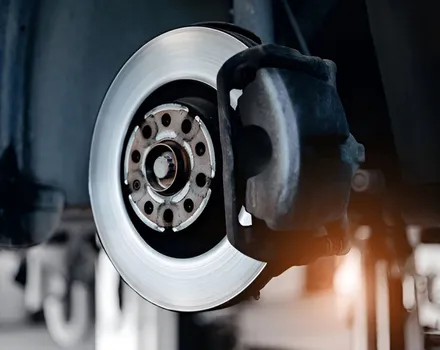 Brake pad and disc replacement at Focus Auto Dubai