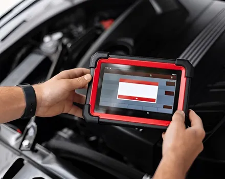Engine fault code scanning and diagnostics at Focus Auto Dubai