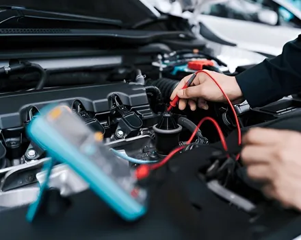 Electrical system diagnostics at Focus Auto Dubai