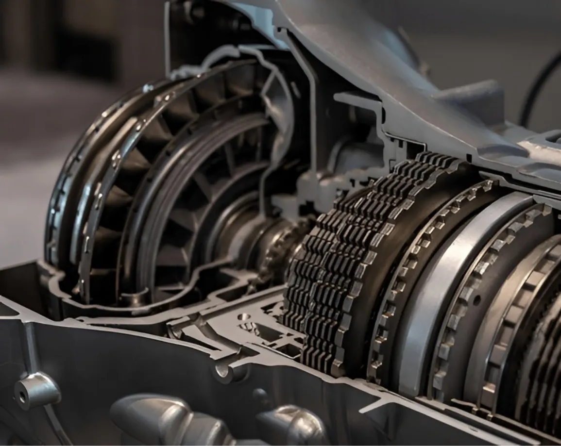 Complete gearbox rebuild and replacement at Focus Auto Dubai