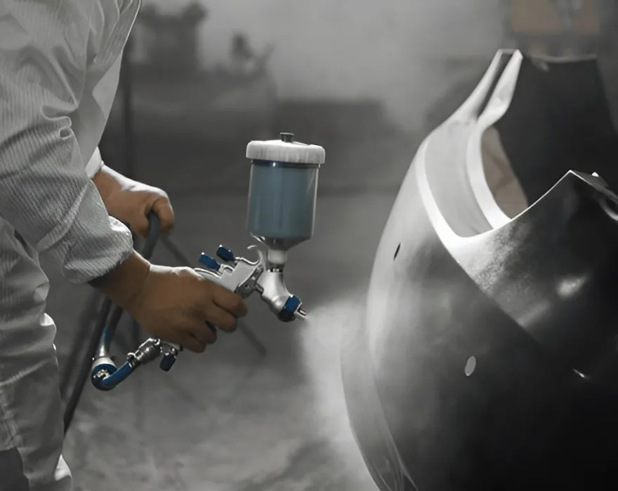 Matte and satin car painting at Focus Auto Dubai