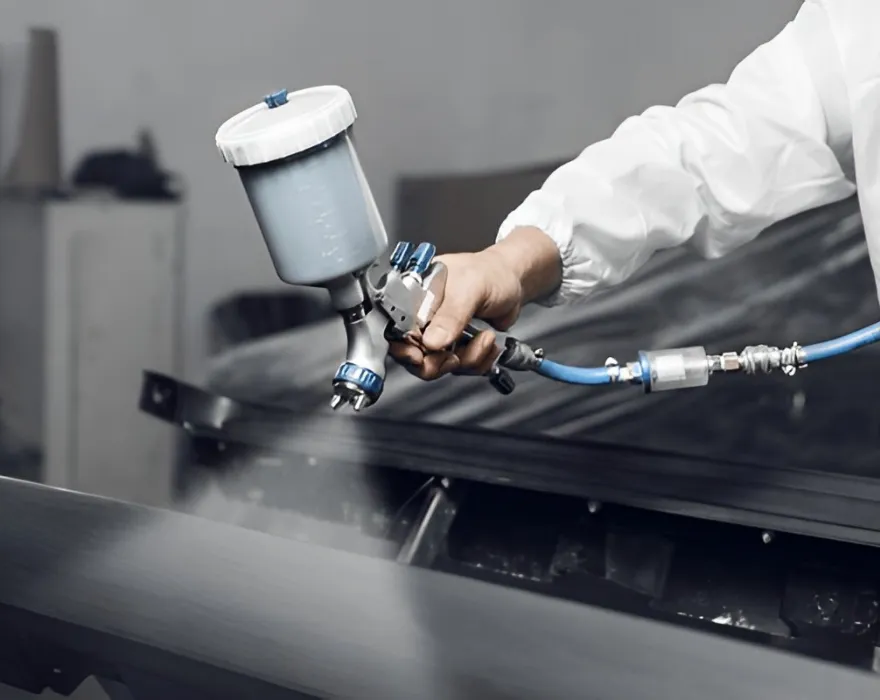 Paint correction and machine polishing at Focus Auto Dubai