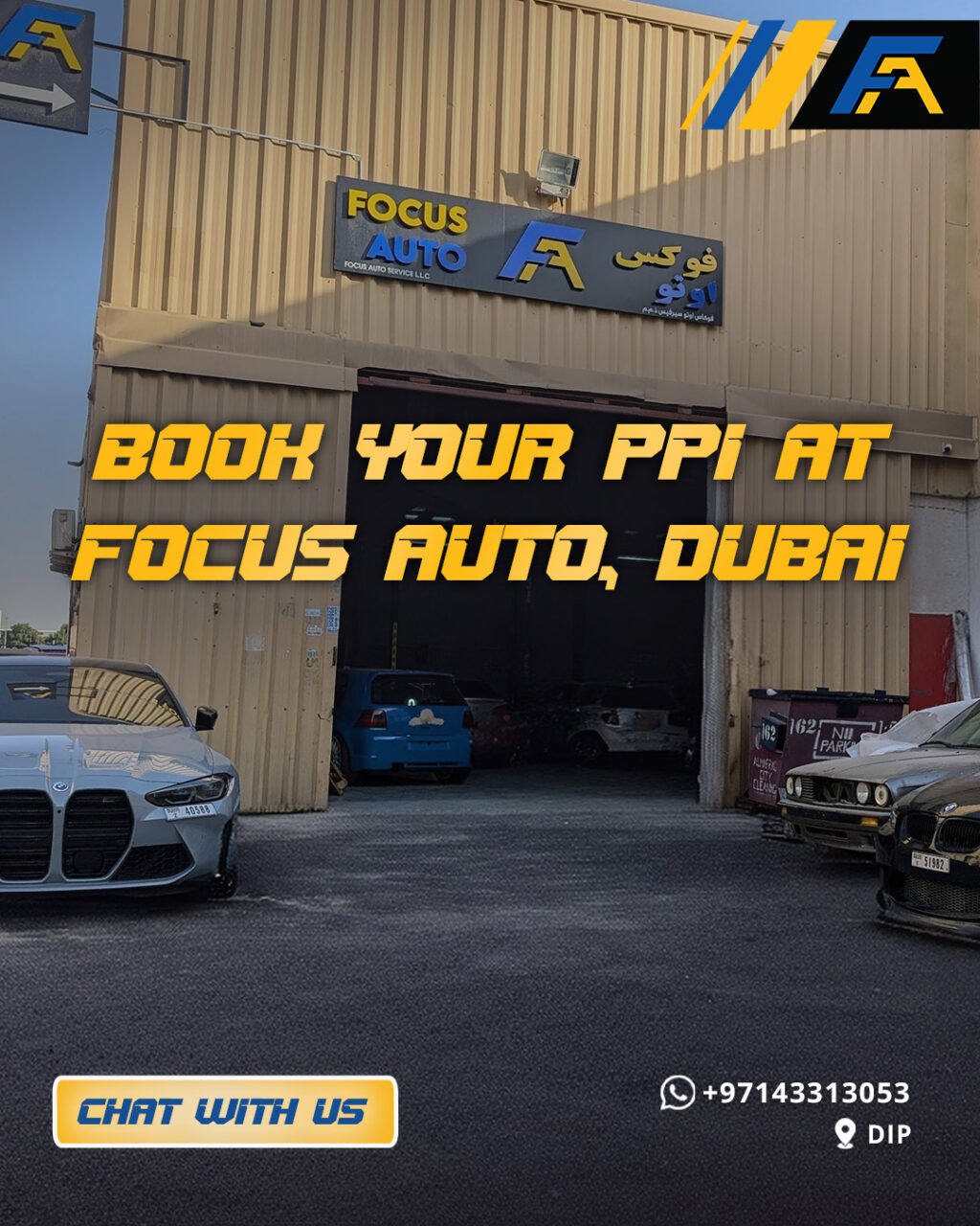 Instagram post from focusauto.ae. This post is in position 2.