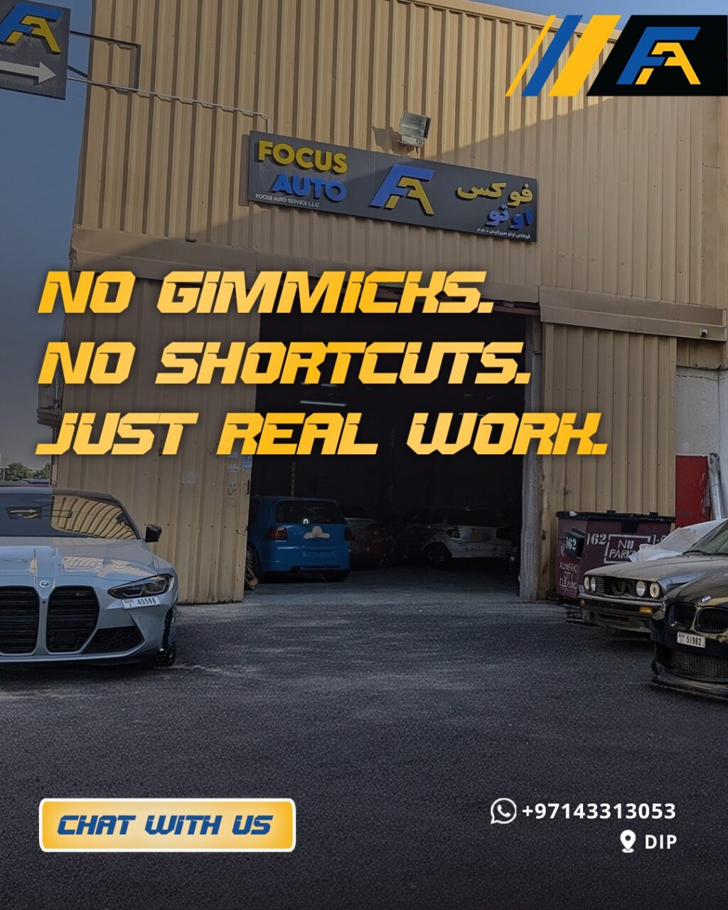 Instagram post from focusauto.ae. This post is in position 4.